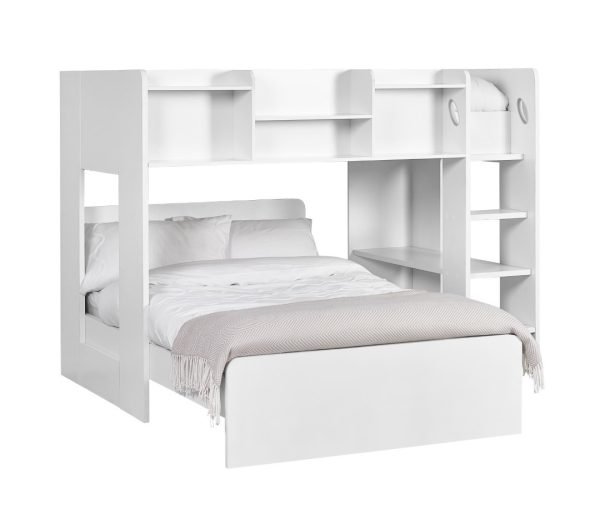 OWE Owen Midsleeper with Underbed All White Cutout