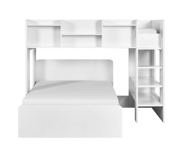 OWE Owen Midsleeper with Underbed All White Cutout