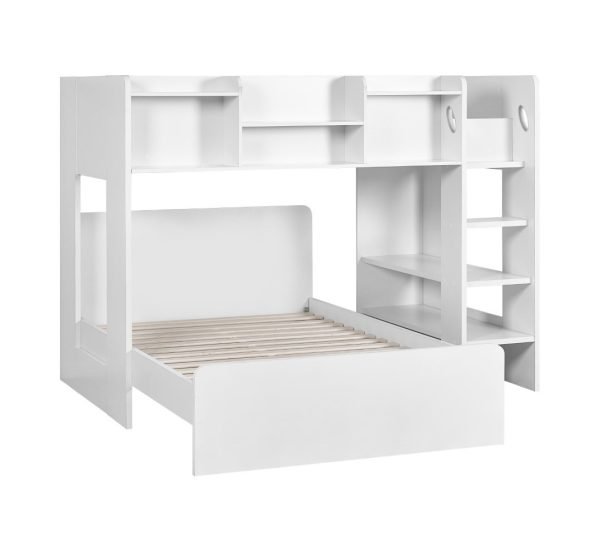 OWE Owen Midsleeper with Underbed All White Cutout