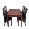 mango large dining set leather chairs jpg